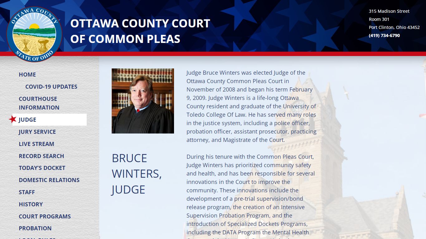 Judge – Ottawa County Court of Common Pleas